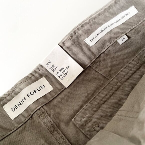 Denim Forum NWT The Joni Loose Bermuda Short - Picture 5 of 10